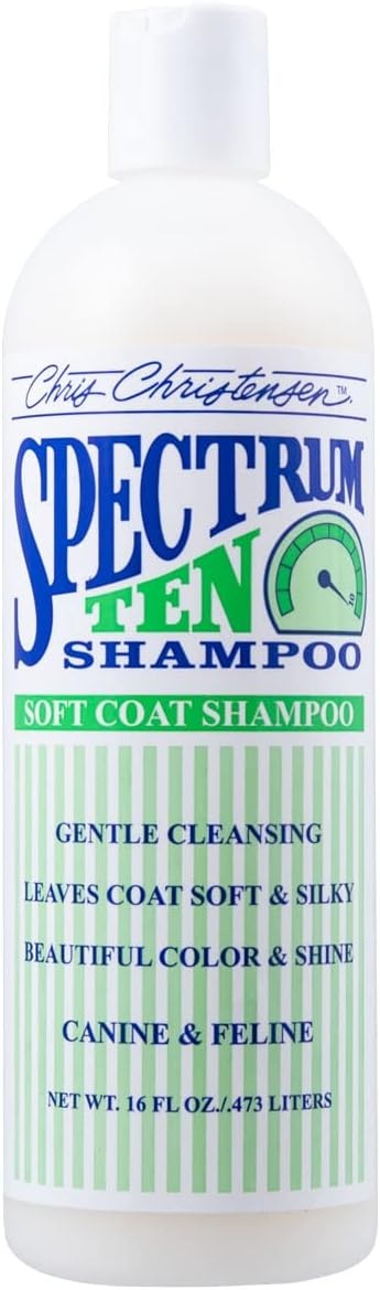 image:imageChris Christensen Applicator Measuring Bottle and Shampoo Concentrate Bundle Applicator Measuring Bottle 20mm Increments Spectrum Ten Shampoo Concentrate 16oz Moisturize Dry Coats