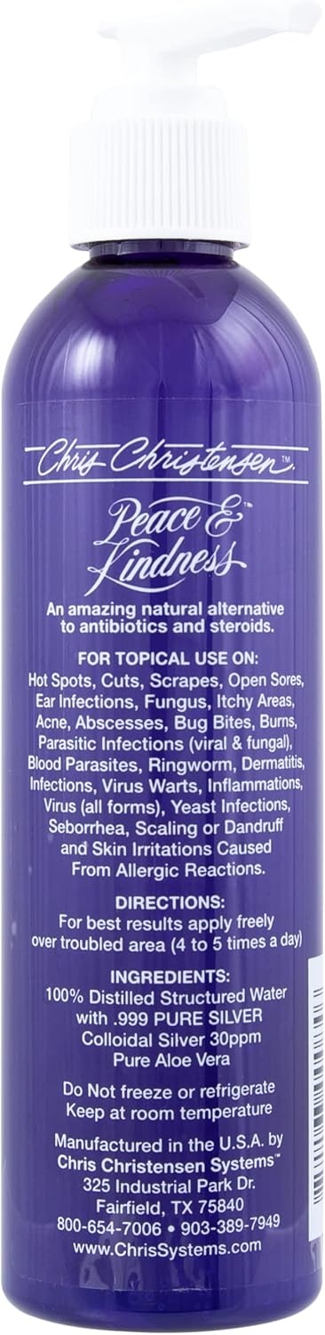 image:imageChris Christensen Peace and Kindness Gel Natural Alternative Topical Use for Dogs and Cats Aloe Vera Groom Like a Professional Made in The USA 8 Ounces