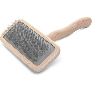 image:imageChris Christensen Mark II Slicker Brush for Dogs 12mm Pins Groom Like a Pro Handcrafted Lightweight Beechwood Ergonomic Handle Stainless Steel Pins A5II Small Made in GermanyMark III Medium