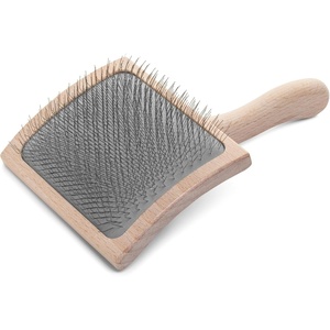 image:imageChris Christensen Mark II Slicker Brush for Dogs 12mm Pins Groom Like a Pro Handcrafted Lightweight Beechwood Ergonomic Handle Stainless Steel Pins A5II Small Made in GermanyMark VII Large Curved Back