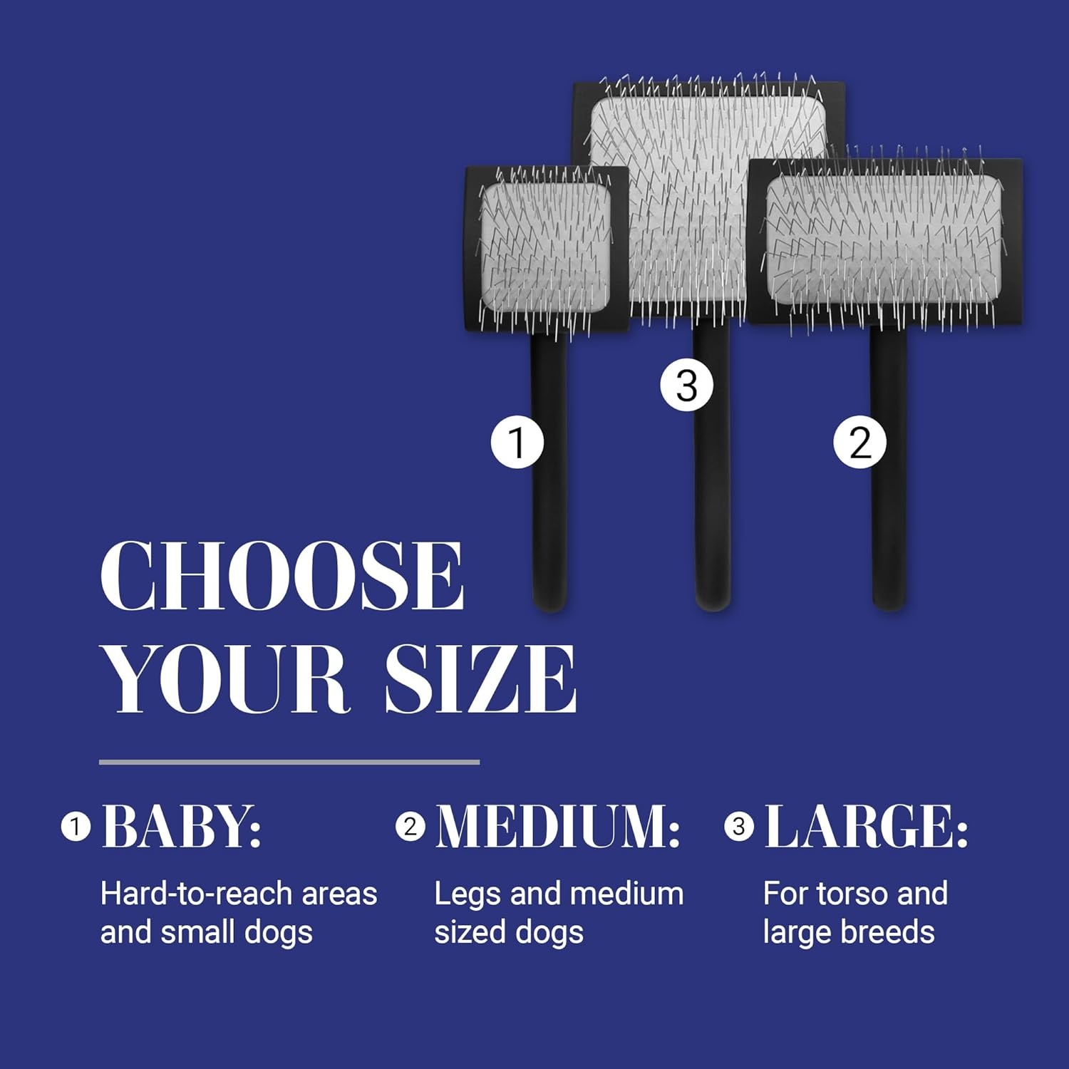 image:imageChris Christensen Big G Dog Slicker Brush Groom Like a Professional Fluff Detangle Style Saves Time Energy Made in Germany Coral MediumBlack