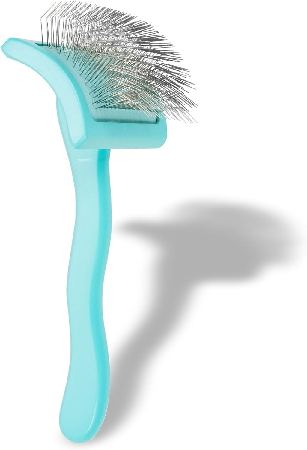 image:imageChris Christensen Big G Dog Slicker Brush Groom Like a Professional Fluff Detangle Style Saves Time Energy Made in Germany Coral MediumTeal