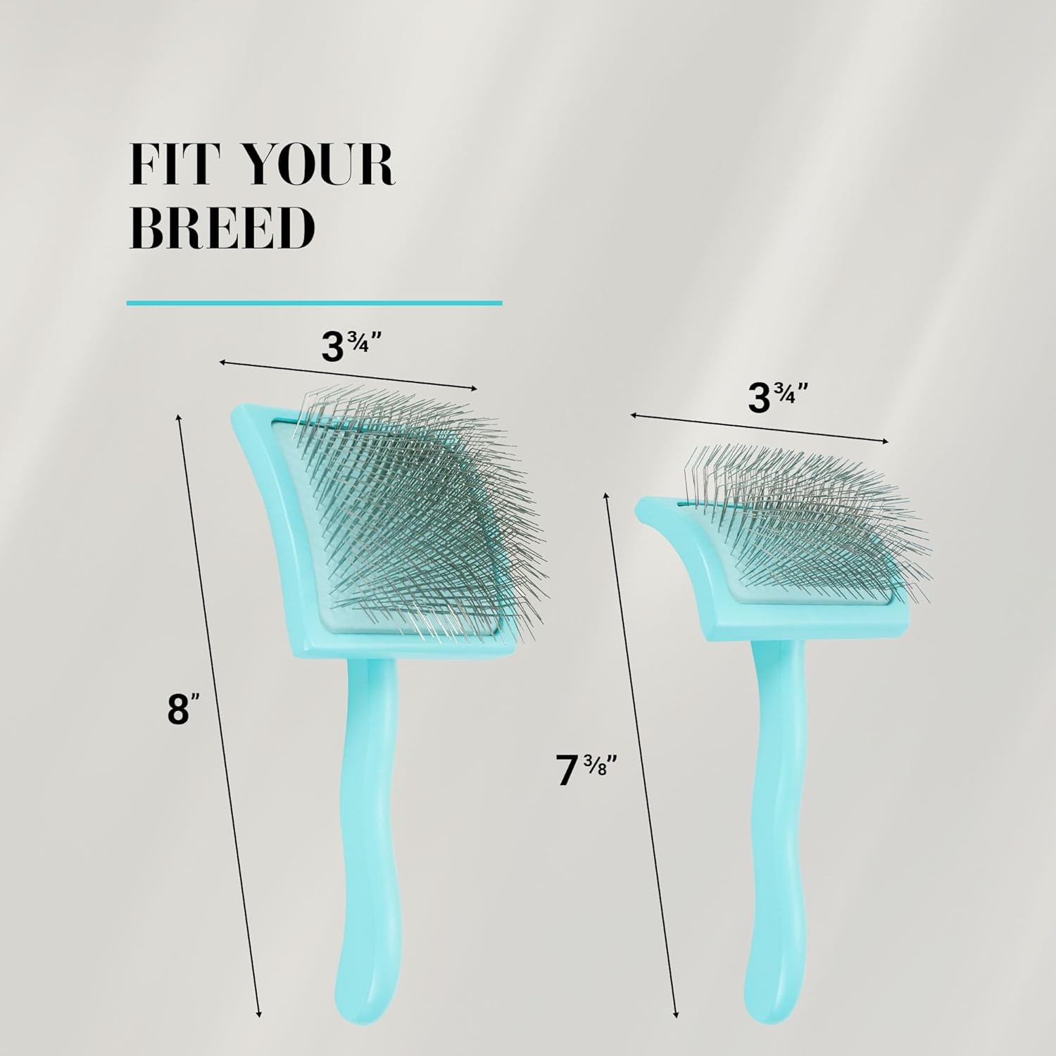 image:imageChris Christensen Big G Dog Slicker Brush Groom Like a Professional Fluff Detangle Style Saves Time Energy Made in Germany Coral MediumTeal