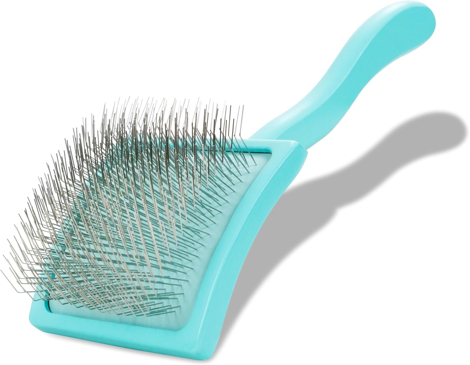 image:imageChris Christensen Big G Dog Slicker Brush Groom Like a Professional Fluff Detangle Style Saves Time Energy Made in Germany Coral MediumTeal