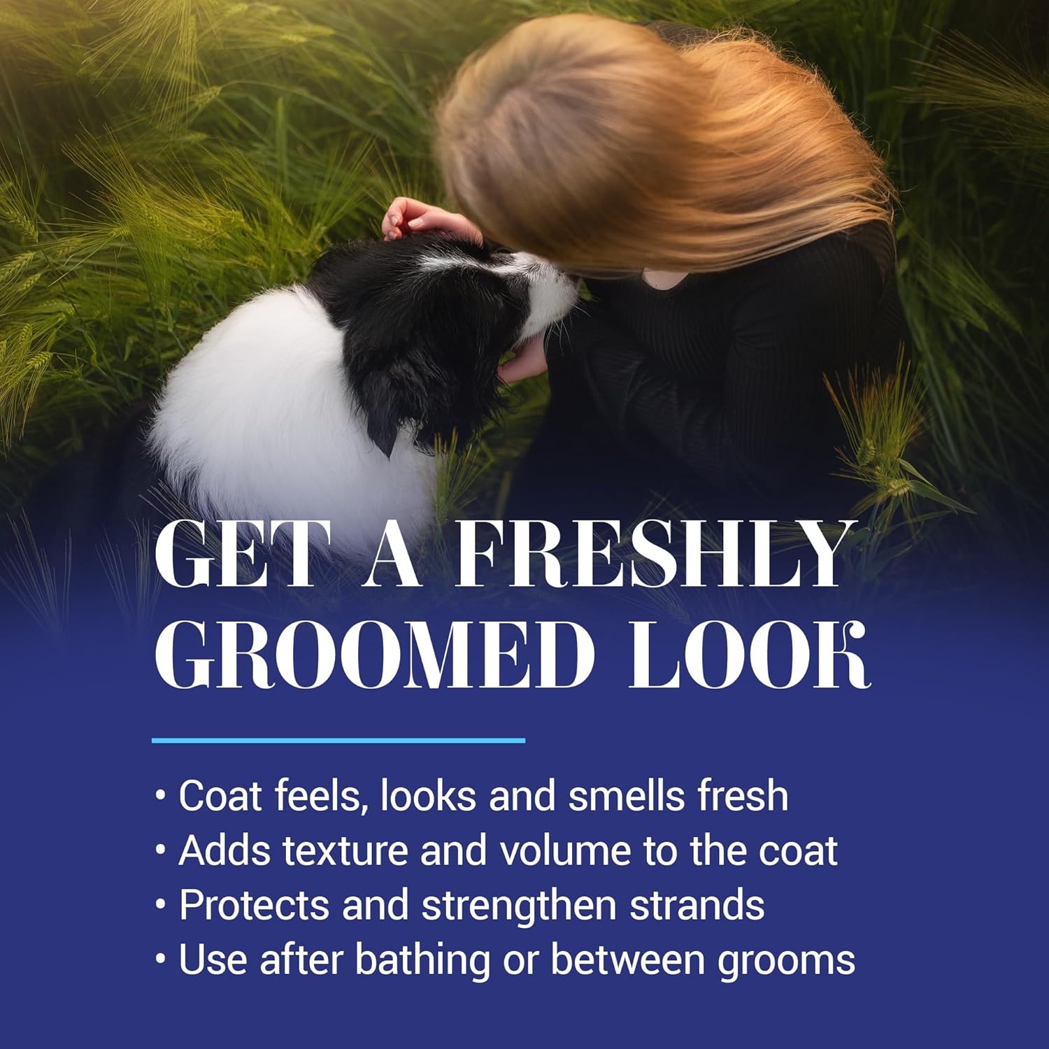 image:imageChris Christensen Just Divine Dog Brushing Spray Groom Like a Professional Prevents Brushing Damage Light Detangler Ready to Use All Coat Types Made in USA 16oz16 oz Concentrate