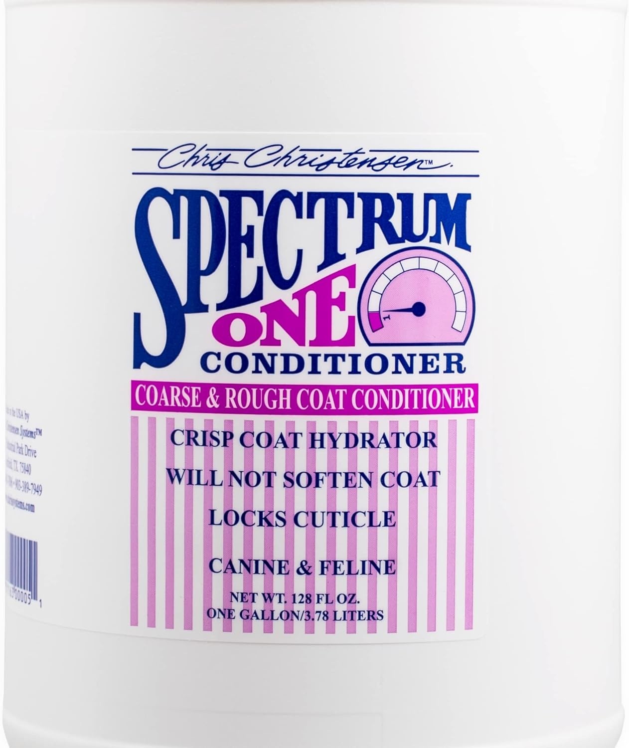 image:imageChris Christensen Spectrum One Dog Conditioner Coarse and Rough Coat Groom Like a Professional Repairs and Protects Maintains Inner Cortex Hydration Made in the USA 16 oz128 oz
