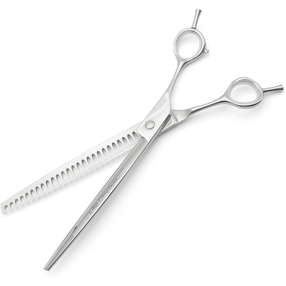 image:imageChris Christensen Classic Series Grooming Shears Full Set of Shears With Case Groom Like a Professional Any Skill Level Made From 440C Japanese Steel85 inch Chunky Blender