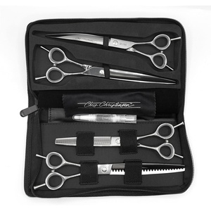 image:imageChris Christensen Classic Series Grooming Shears Full Set of Shears With Case Groom Like a Professional Any Skill Level Made From 440C Japanese Steel785 inch Set of all 4 Shear Types