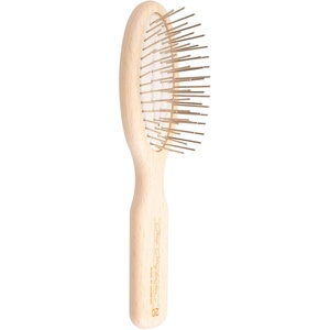 image:imageChris Christensen Dog Brush 575 x 125 Little Wonder Pin Brush 20mm Original Series Groom Like a Professional Stainless Steel Pins Lightweight Beech Wood Body Ground and Polished TipsBrown