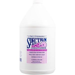 image:imageChris Christensen Spectrum One Dog Conditioner Coarse and Rough Coat Groom Like a Professional Repairs and Protects Maintains Inner Cortex Hydration Made in the USA 16 oz128 oz