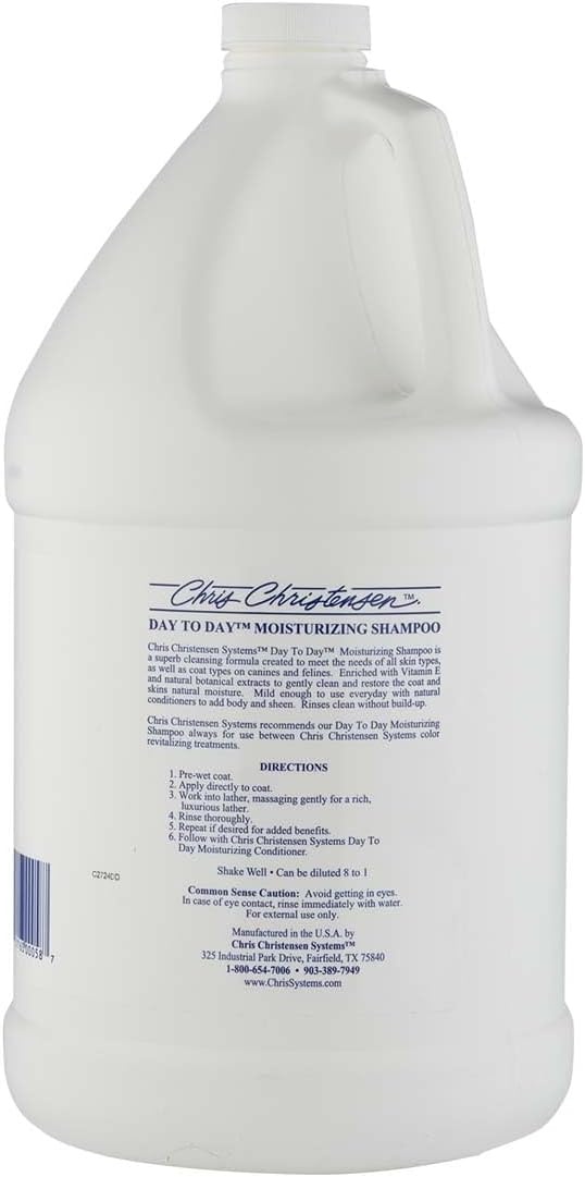 image:imageChris Christensen Day to Day Ultra Concentrated Dog Shampoo Makes up to 8 Bottles Groom Like a Professional Moisturizing All Coat Types for Daily Use Made in USA 16ozGallon