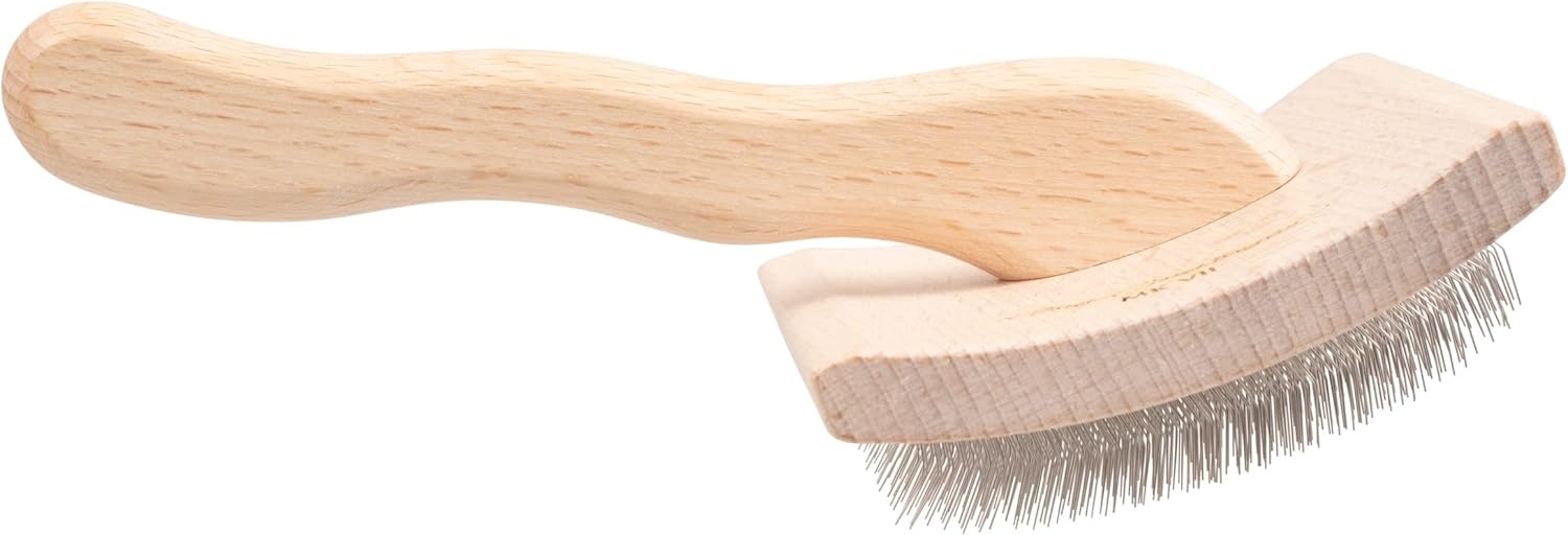 image:imageChris Christensen Detangle and Finishing Spray Dog Brush Bundle Ice on Ice Detangler amp Finishing Spray Adds Elasticity amp Strength Mark VII Curved Slicker Brush Stainless Steel Pins