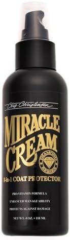 image:imageChris Christensen Diamond Series Miracle Cream 8 in 1 Coat Protector Groom Like a Professional Adds Moisture Smooth Coat and Controls Fizz Made in USA 4 oz