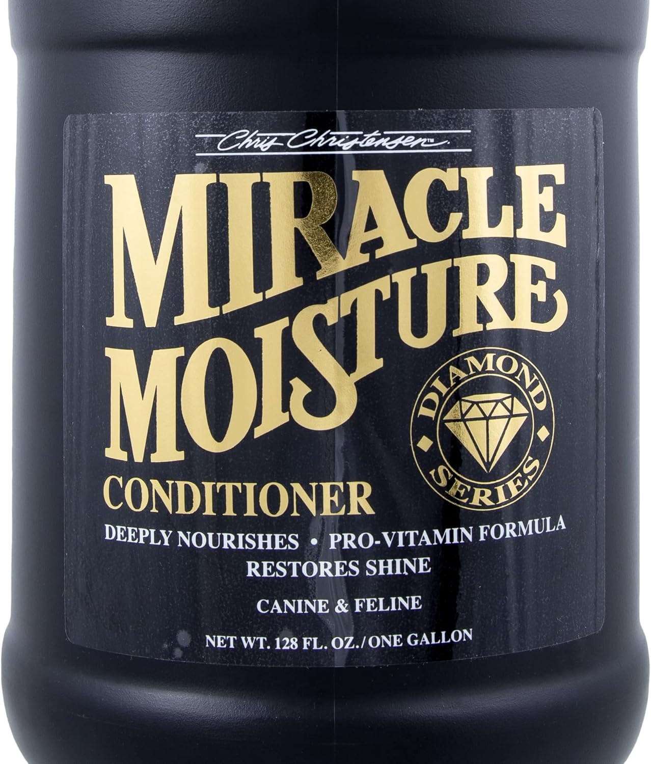 image:imageChris Christensen Diamond Series Miracle Moisture Dog Conditioner Groom Like a Professional ProVitamin Formula Provides Maximum Moisture Use on Both Dogs and Cats Made in USA 16 ozGallon