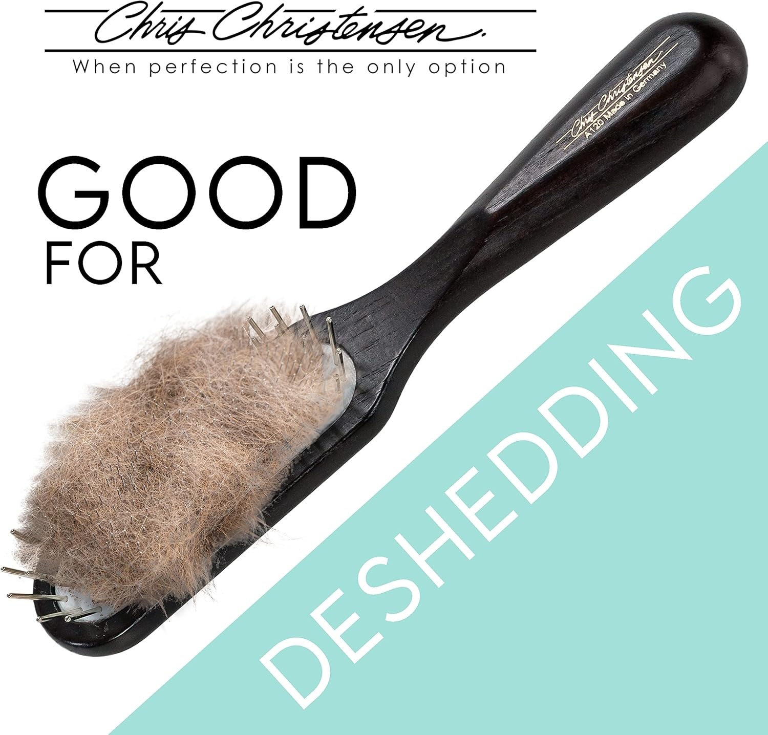 image:imageChris Christensen Ice on Ice Detangle amp Finishing Bundle Detangler Spray for Elasticity amp Strength 20mm Slip Dematting Brush for Smooth Coats