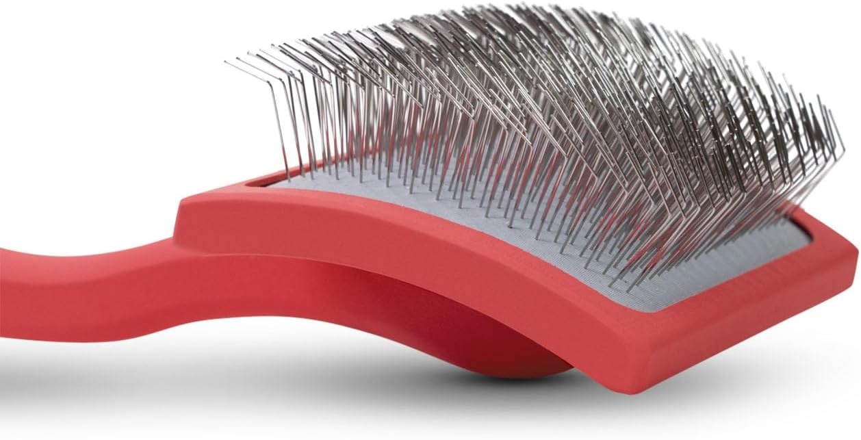 image:imageChris Christensen Ice on Ice Detangle and Finishing Spray Dog Brush Bundle Adds Elasticity amp Strength Big G Slicker Large Brush Fluff Detangle For Poodles Goldendoodles Labradoodles