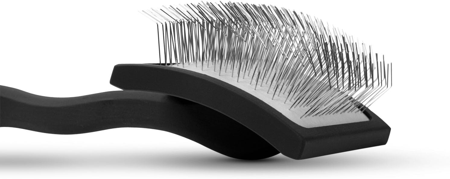 image:imageChris Christensen Ice on Ice Detangler amp Finishing Spray Adds Elasticity amp Strength Big K Slicker Large Brush for Detangling and Fluffing