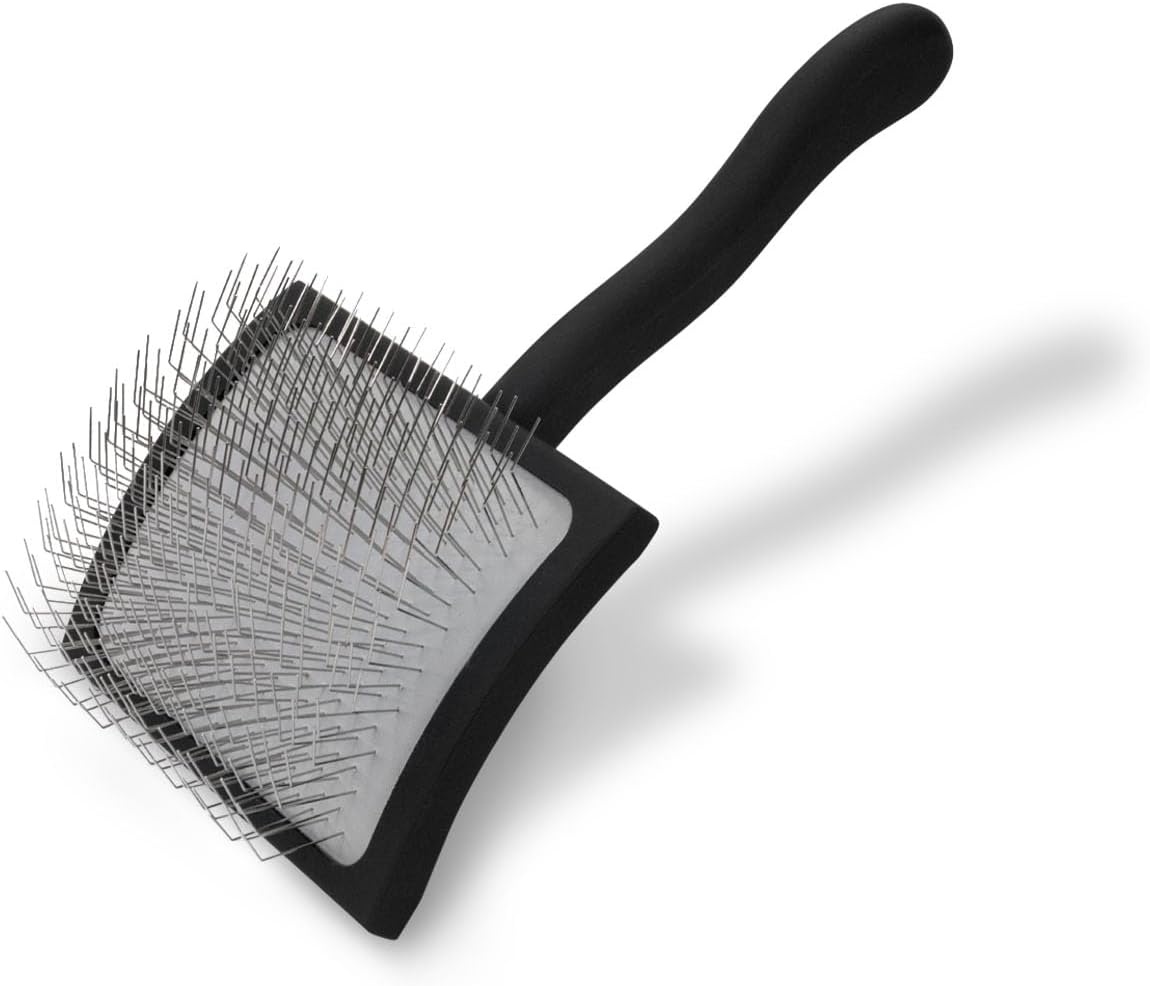 image:imageChris Christensen Ice on Ice Detangler amp Finishing Spray Adds Elasticity amp Strength Big K Slicker Large Brush for Detangling and Fluffing