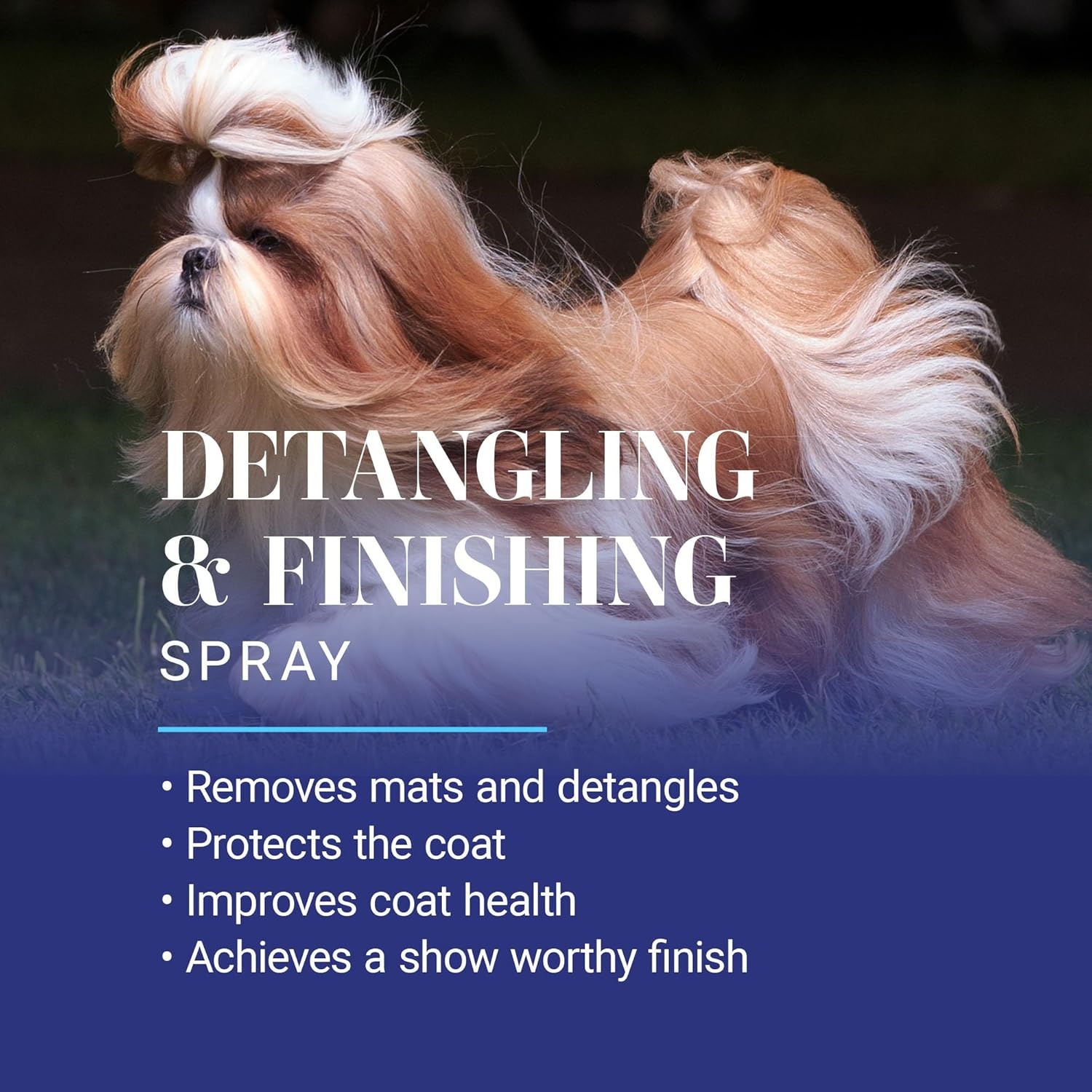 image:imageChris Christensen Ice on Ice Detangler and Finishing Dog Spray Concentrated Formula Makes 2 Gallons Helps BrushComb Glide Through Coat Conditions No Residue All Coat Types Made in USA 16 oz