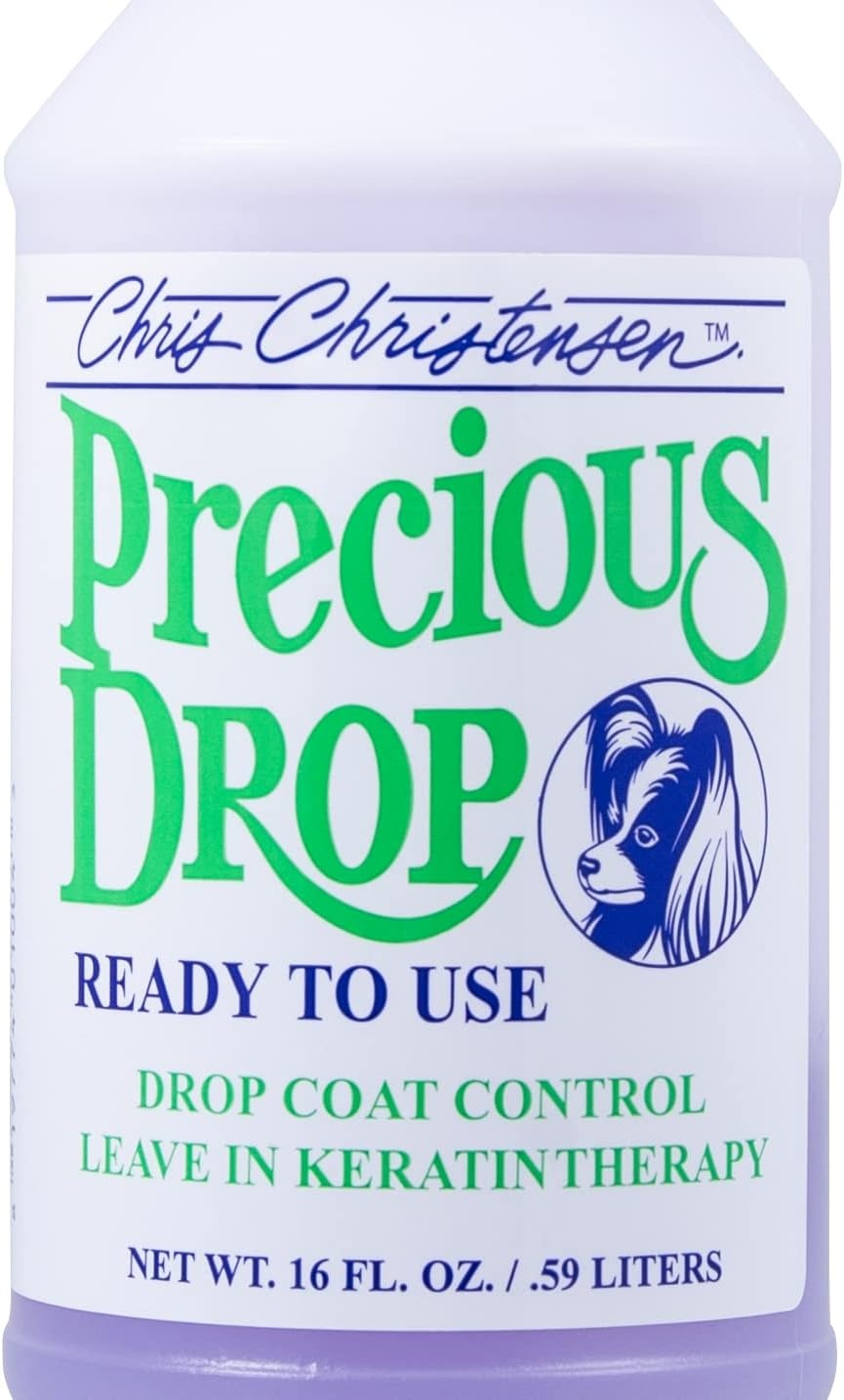 image:imageChris Christensen Precious Drop Ready to Use Conditioner Dog Conditioner Groom Like a Professional Reduces Frizz amp Matting Eliminates Breakage All Coat Types Made in USA 16 oz