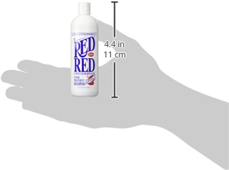 image:imageChris Christensen Red on Red Color Treatment Dog Shampoo Groom Like a Professional Restore Color Pigment Not a Dye 16oz