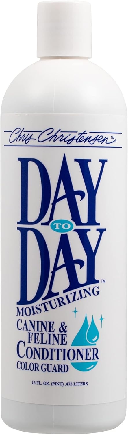 image:imageChris Christensen Shampoo amp Conditioner 16 oz Bundle Day to Day Conditioner Day to Day Oatmeal Shampoo White on White Shampoo Groom Like a Professional Made in USA