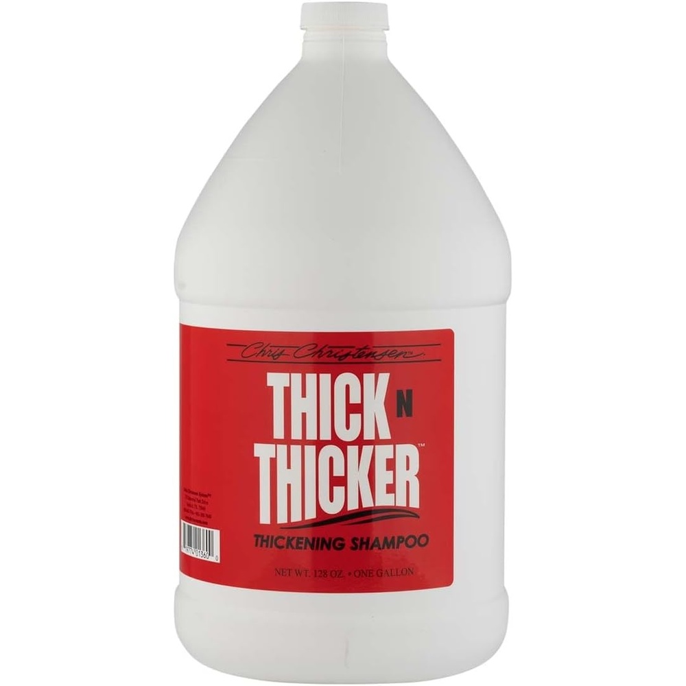 image:imageChris Christensen Pet Shampoo 16 oz Thick N Thicker Thickening Shampoo Groom Like a Professional ProVitamin Formula Nutrient and Protein Infused Blend Made in The USAGallon