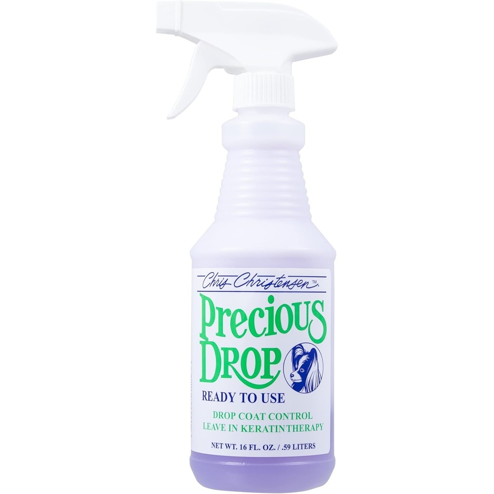 image:imageChris Christensen Precious Drop Ready to Use Conditioner Dog Conditioner Groom Like a Professional Reduces Frizz amp Matting Eliminates Breakage All Coat Types Made in USA 16 oz