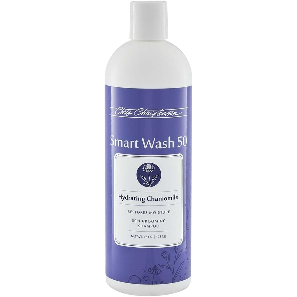 image:imageChris Christensen Smartwash50 Hydrating Blend Ultra Concentrated Dog Shampoo Makes Up to 50 Bottles Groom Like A Professional Delightfully Fragranced Suitable for All Coats Made in USA 16 OzHydrating Blend 16 Oz