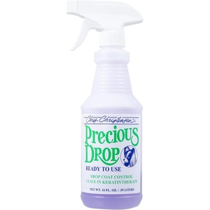 image:imageChris Christensen Precious Drop Ready to Use Conditioner Dog Conditioner Groom Like a Professional Reduces Frizz amp Matting Eliminates Breakage All Coat Types Made in USA 16 oz
