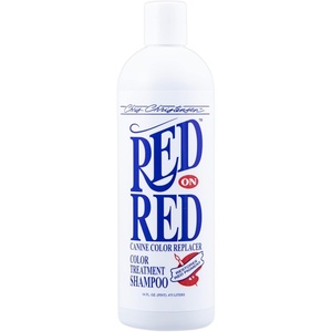image:imageChris Christensen Red on Red Color Treatment Dog Shampoo Groom Like a Professional Restore Color Pigment Not a Dye 16oz