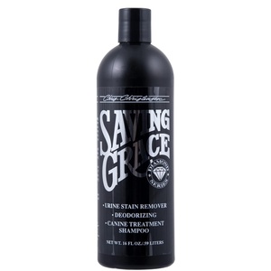 image:imageChris Christensen Saving Grace Canine Treatment Shampoo Dog Shampoo Groom Like a Professional Urine Stain Remover Deodorizing Shampoo All Coat Types Made in USA 16 oz16 Ounce