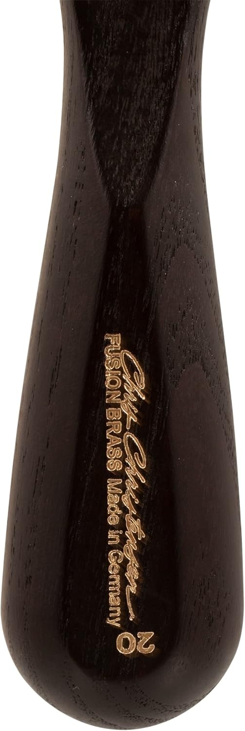 image:imageChris Christensen 20 mm Pocket Oval Pin Dog Brush Fusion Series Groom Like a Professional Brass Pins 100 Static Free Ground and Polished Tips Made in GermanyBrown