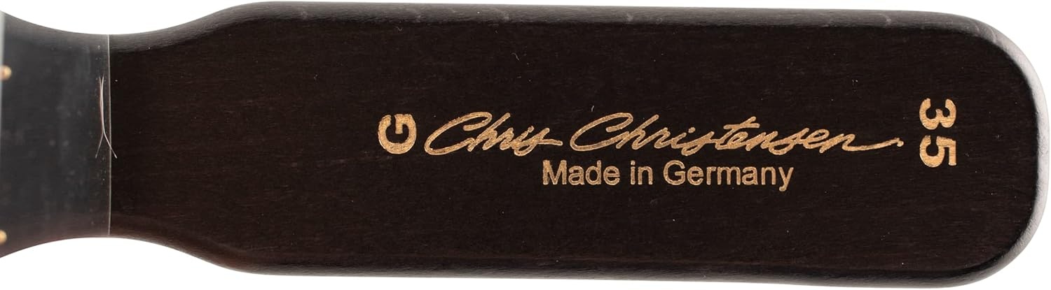 image:imageChris Christensen 27 mm Oval Pin Dog Brush Fusion Series Groom Like a Professional Brass Pins 100 Static Free Ground and Polished Tips35mm