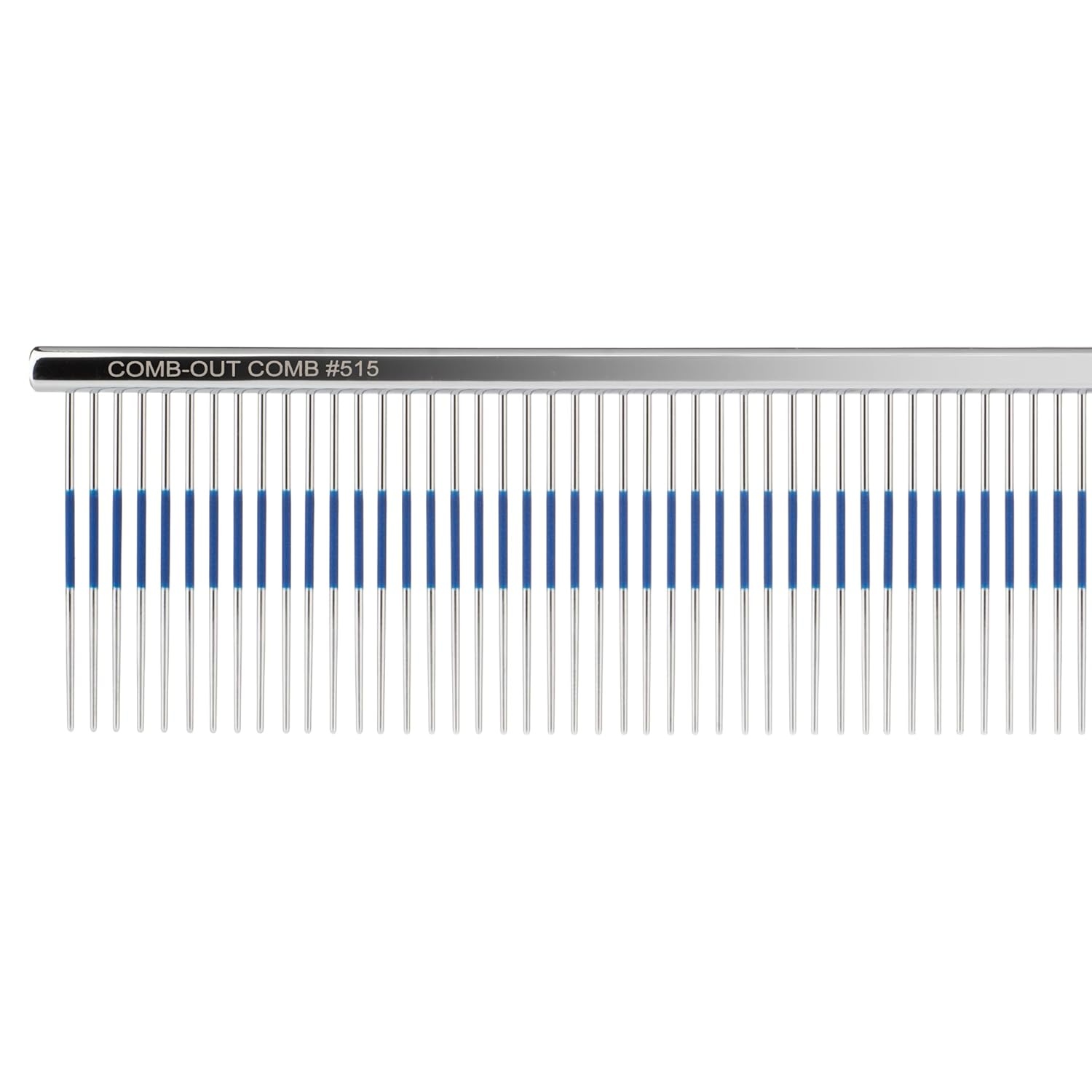 image:imageChris Christensen 9 Long Tooth FineExtra Fine CombOut Comb Groom Like a Professional Rounded Corners Prevent Friction and Breakage Unique Rubber Grip Line Chrome Finish
