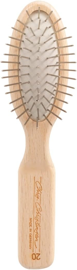 image:imageChris Christensen Detangler Spray amp Dog Brush Bundle Ice on Ice Detangler for Elasticity amp Strength 20mm Little Wonder Original Series Stainless Steel Brush