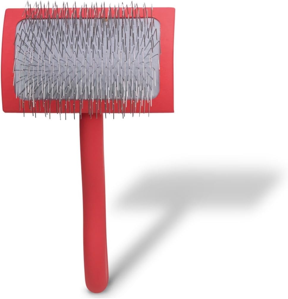 image:imageChris Christensen Dog Brush Bundle Ice on Ice Detangler amp Finishing Spray for Elasticity amp Strength Big G Medium Slicker Brush for Fluffing and Detangling
