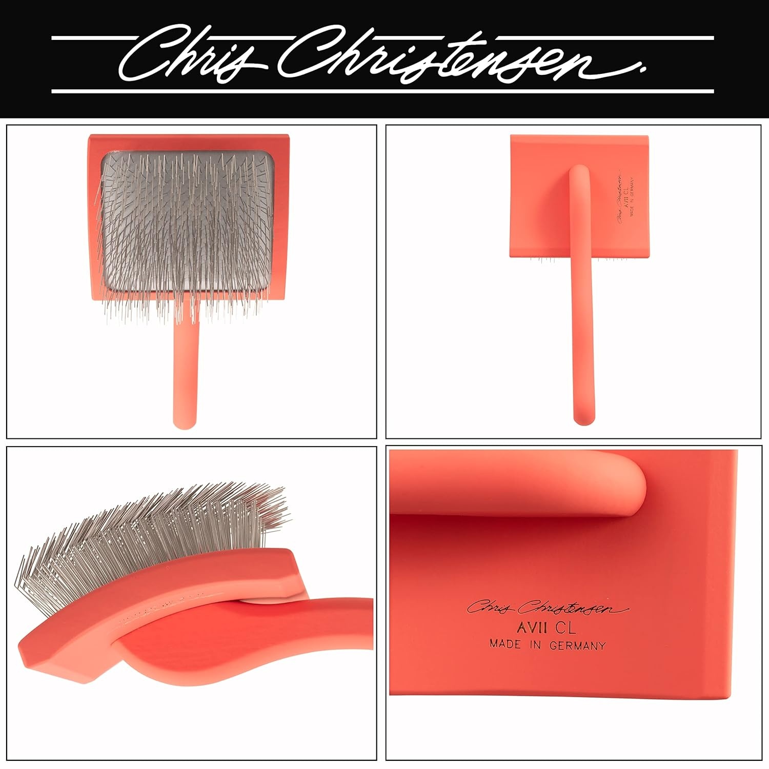 image:imageChris Christensen Grooming Kit for Goldendoodles Labradoodles Poodles with Big G Dog Slicker Brush Ice on Ice Detangling Spray Pro Line Self Rinse Plus Spray