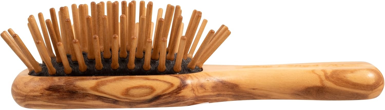 image:imageChris Christensen Ice on Ice Detangle and Finishing Spray Tiny Tot Wood Pin Brush Bundle Adds Elasticity amp Strength Static Free White Dog Brush