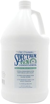 image:imageChris Christensen Spectrum Ten Dog Conditioner Groom Like a Professional Gentle Cleansing Leaves Coat Soft amp Silky Gorgeous Shine Made in the USA 473mlGallon