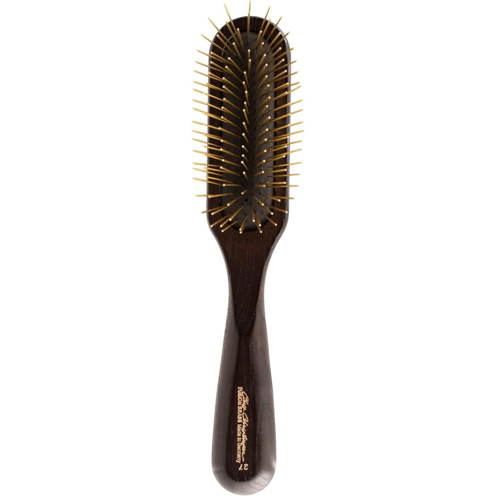 image:imageChris Christensen 20 mm Oblong Pin Dog Brush Fusion Series Groom Like a Professional Brass Pins 100 Static Free Ground and Polished Tips27mm