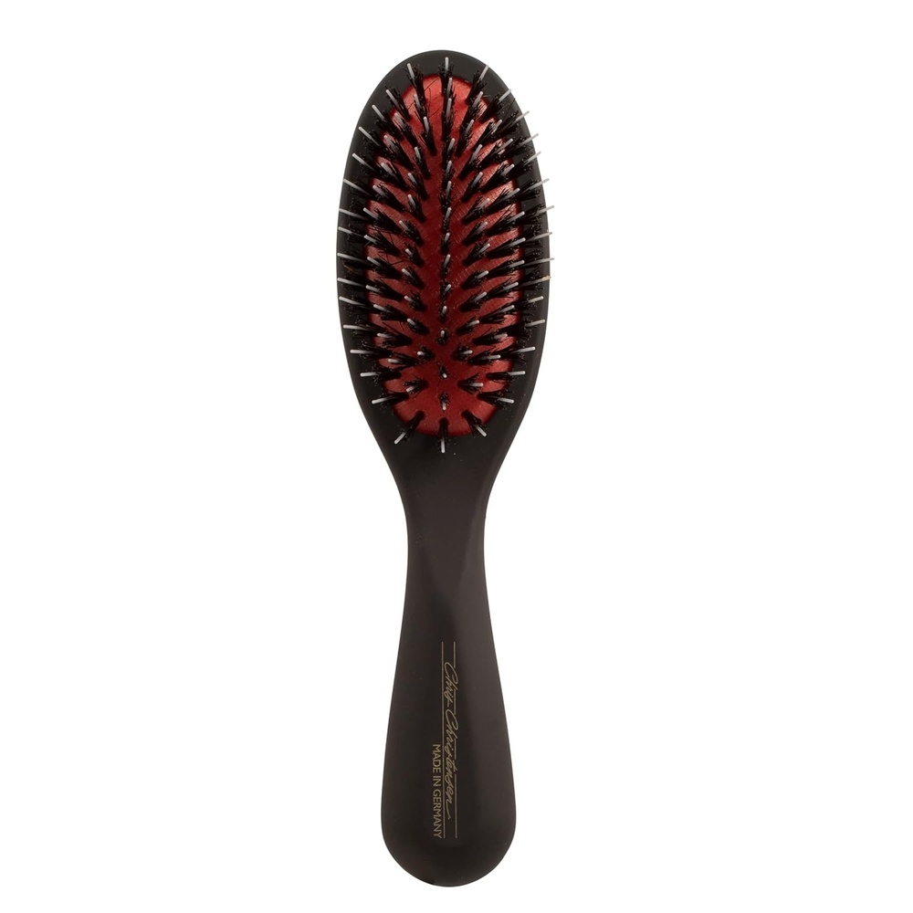 image:imageChris Christensen Andreas Dog Brush MasonPearson Style Boar and Nylon Bristle Brush Groom Like a Professional Lightweight Beechwood Handle Stimulate Natural Oil Production MediumSmall