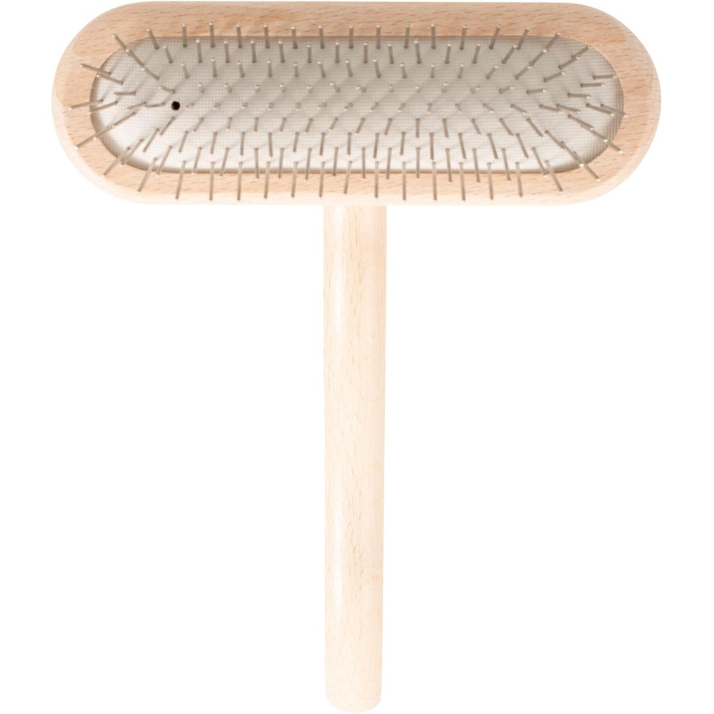 image:imageChris Christensen Original Series 27 mm TBrush Dog amp Cat Grooming Brush Groom Like a Professional Stainless Steel Pins Lightweight Beech Wood Body Ground and Polished Tips16mmRegular