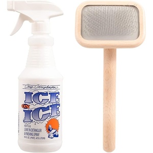 image:imageChris Christensen Detangler amp Finishing Spray  Mark I Slicker Brush Bundle Ice on Ice Detangler for Elasticity amp Strength  Stainless Steel Pins