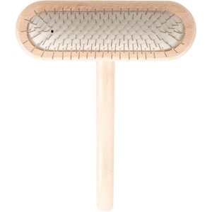 image:imageChris Christensen Original Series 27 mm TBrush  Dog amp Cat Grooming Brush Groom Like a Professional Stainless Steel Pins Lightweight Beech Wood Body Ground and Polished Tips16mmRegular