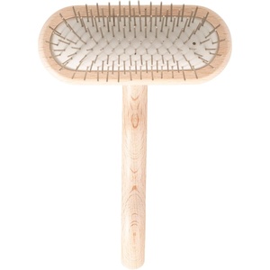 image:imageChris Christensen Original Series 27 mm TBrush  Dog amp Cat Grooming Brush Groom Like a Professional Stainless Steel Pins Lightweight Beech Wood Body Ground and Polished Tips16mmMini