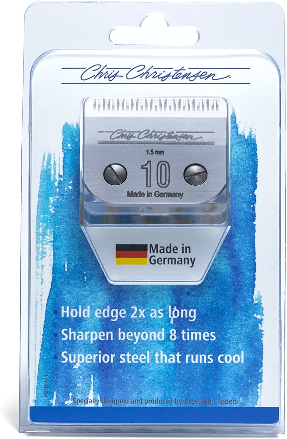 image:imageChris Christensen Artemis Dog Clipper Blade 10 High Carbon Steel Made in Germany 10 Blade Compatible Standard Detachable Blade Dog Clippers10