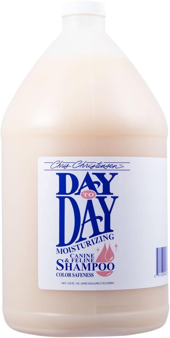 image:imageChris Christensen Gallon Liquid and Gallon Pump Dispenser Bundle Day to Day Ultra Concentrated Dog Shampoo Suitable for all Coats For Daily Use Gallon Pump Dispenser Easily Dispenses No Mess