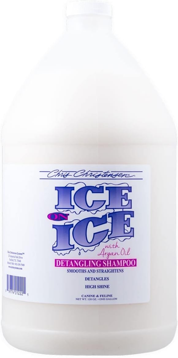 image:imageChris Christensen Gallon Liquid and Gallon Pump Dispenser Bundle Ice on Ice Strengthening Dog Shampoo Suitable for all Coats Gallon Pump Dispenser Easily Dispenses No Mess