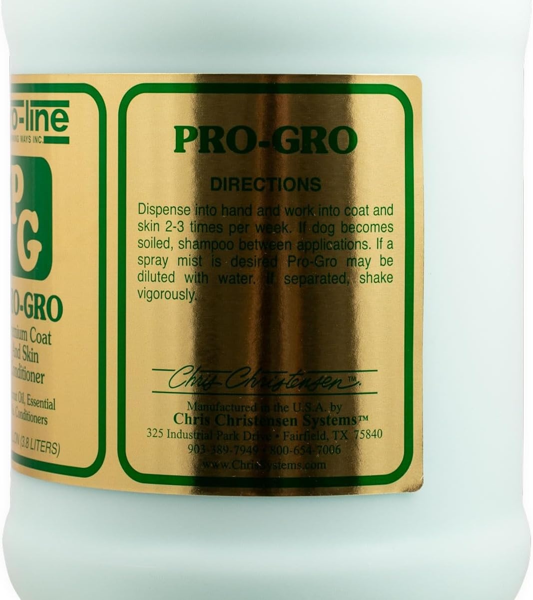 image:imageChris Christensen ProLine ProGro Premium Conditioner Groom Like a Professional Deeply Moisturizes Gallon1 gal
